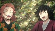 Giyu and Sabito as seen in Demon Slayer anime (Image via Ufotable)